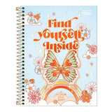 Caderno Colegial Capa Dura 1 Matéria Gypsy 80F Tilibra