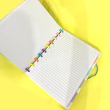 Caderno De Disco Glitter Tie Dye