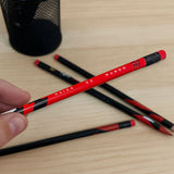 Lápis Preto HB Com Borracha Time De Futebol Rubro Negro SkyPaper