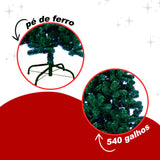 Árvore De Natal 1,80M Luxo