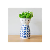 Vaso De Cerâmica Boneca Para Suculentas E Decorações