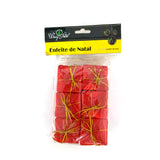 Enfeite De Natal Presente Holográfico Com 6