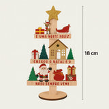 Anúncio Enfeite De Natal Decoração Árvore De Mesa Em Madeira MDF