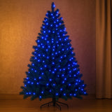 Pisca-pisca 200l led azul 8 funções