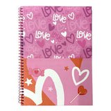 Caderno Universitário 10 Matérias Love Credeal