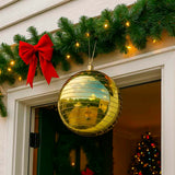 Bola Natal Decorada N° 15 Glitter Dourada