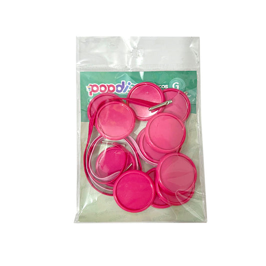 Kit 12 Discos G + 2 Elásticos Pop Disc