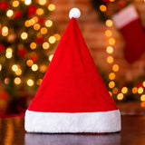 Anúncio Kit Gorro De Natal Touca De Papai Noel Veludo/Cetim/Feltro