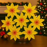 Anúncio Flor De Natal Artificial Decoração Para Árvore E Ornamentos