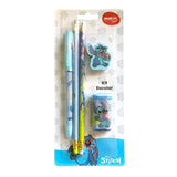 Kit Escolar Stitch Papelaria Fofa Com 5 Peças Molin
