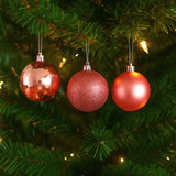 Anúncio Bola De Natal Clássica Glitter, Fosca, Lisa Pequena/Média/Grande