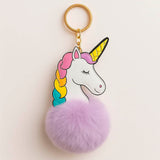 Chaveiro Fofo Unicórnio com PomPom