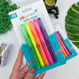 Marca Texto Com 5 Cores SkyPaper