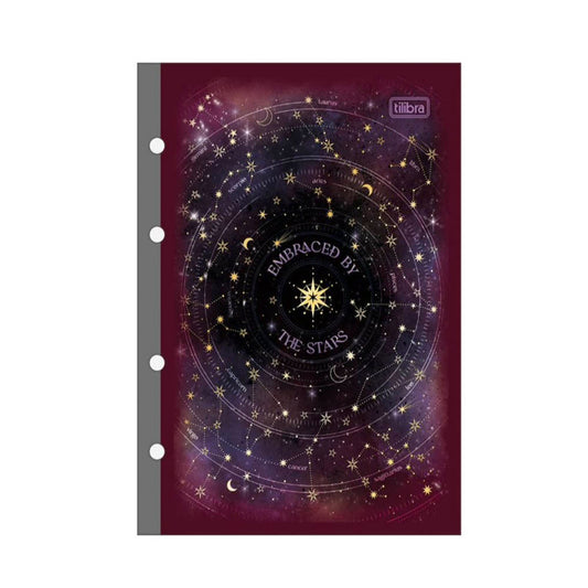 Folha de Fichário Colegial Magic 80 folhas Tilibra