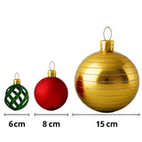 Anúncio Bola De Natal Luxo Decorada Pequena/Média/Grande