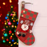 Enfeite De Natal Bota Decorativa Papai Noel E Boneco De Neve