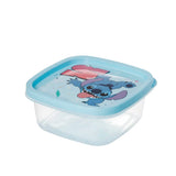 Pote De Plástico Quadrado Stitch 580ml