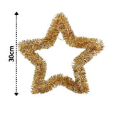 Estrela De Natal Decorada Festão 30Cm