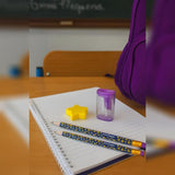 Kit Escolar Infantil Temático Papelaria Com 4 Peças Menina/Menino