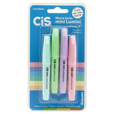Marca Texto Lumini Pastel Com 4 Mini Sertic