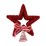 Ponteira Árvore De Natal Decorada Estrela Vazada 20Cm