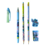 Kit Escolar Stitch Papelaria Fofa Com 5 Peças Molin