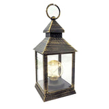 Luminária Lamparina De Vidro Com Lâmpada e Leds