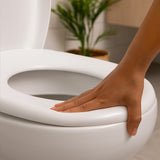 Assento Vaso Sanitário Oval Almofadado Com Tampa