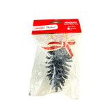 Enfeite Pinha Glitter Pendente