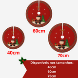 Saia Árvore de Natal Decorativa Base Tapete Natalino Enfeite Decoração