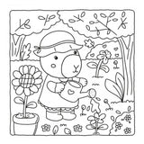 Livro De Colorir Cozy Capibaras