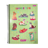 Caderno Universitário Capa Dura Cliff Girl 1 matéria Foroni