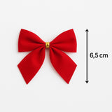 Laço De Natal Vermelho Com 12