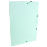 Pasta Plástica Ofício Pastel Verde Dello