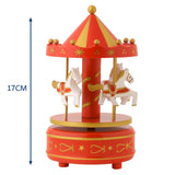Enfeite De Natal Carrossel Musical 17cm Decoração Casa
