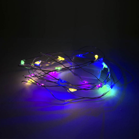 Fio De Fada 20 Leds 3 Funções Com 2 Metros Para Decoração