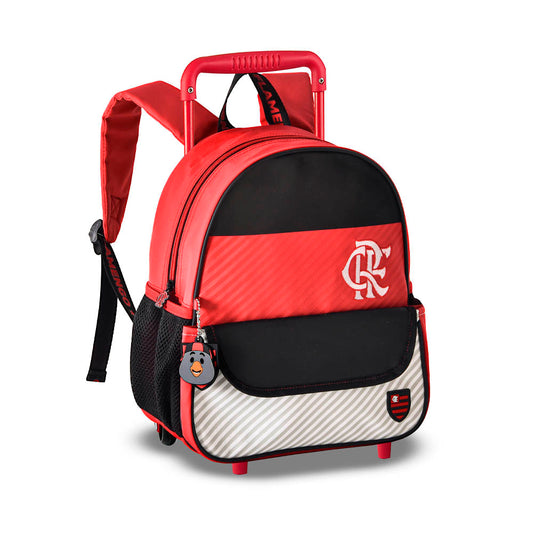 Mini Mochila Infantil de Rodinha Flamengo Escudo Clio