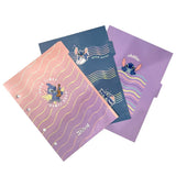 Fichário Colegial Cartonado Disney Stitch Foroni