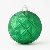 Bola Natal N° 8 Decorada Verde com 6