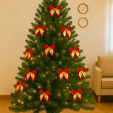 Laço de Natal Decorado 12Cm Com 3