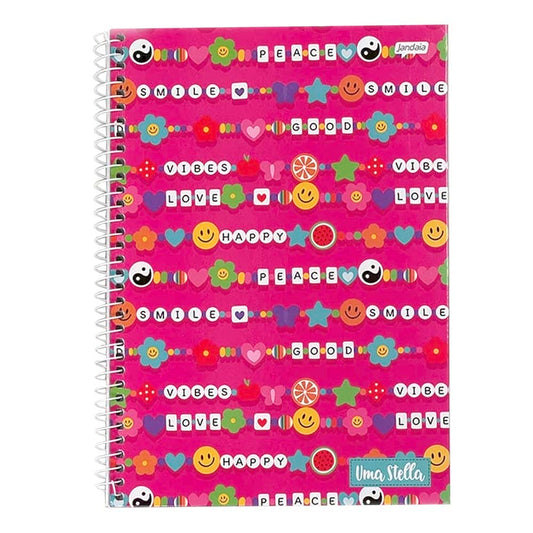 Caderno Universitário Capa Dura Uma Stella 1 Matéria Jandaia