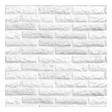 Adesivo Decorativo 3D Textura Tijolo Branco