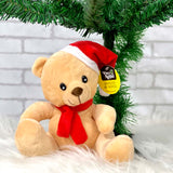 Ursinho De Pelúcia Natalino 20cm