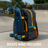Mochila Escolar SkateBoard Menino Clio