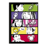 Caderno Grande Brochura Dos Rosa Emilly Vick Capa Dura 80 Folhas Animativa