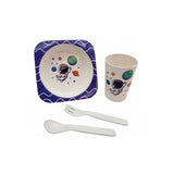 Kit Refeição Infantil Com 4 Peças