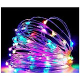 Fio De Fada Colorido 50 Leds Fixo Com 5 Metros