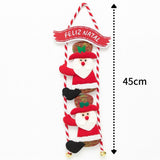 Enfeite De Porta Guirlanda De Natal Pendente Papai Noel/Boneco De Neve Decoração Casa