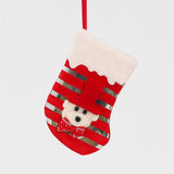 Enfeite de Natal Pendente Meia Decoração Para Árvore