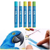 Giz Pastel Óleo Com 12 Cores Sertic